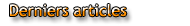 Derniers articles