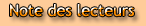 Note des lecteurs